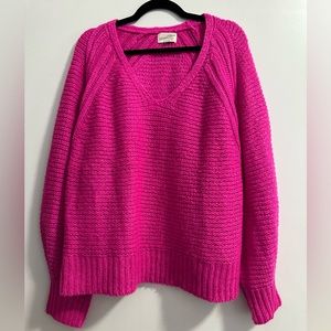 Pink oversized sweater